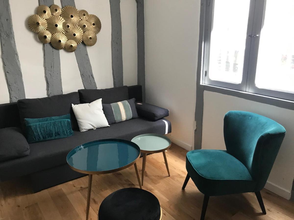 Ferienwohnung Charmant T1 Vieux Rouen Exterior foto