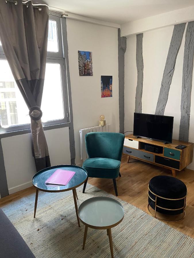 Ferienwohnung Charmant T1 Vieux Rouen Exterior foto